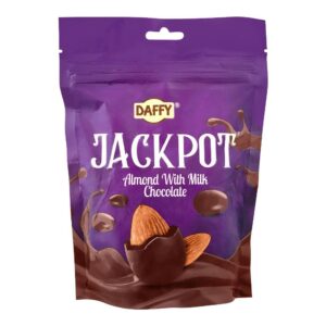 DAFFY JACKPOT (CHOCOLATE COATED ALMOND) BAGS X 10 CRTN