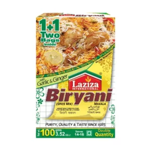 Laziza Biryani Masala 100 GM X72 PKTS