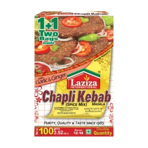 Laziza Chapli Kabab Masala 100 GM X72 PKTS