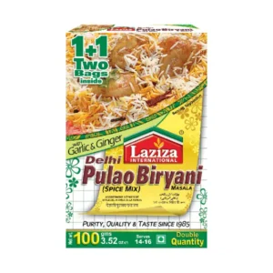 Laziza Dehali Pulao Masala 100 GM X72 PKTS