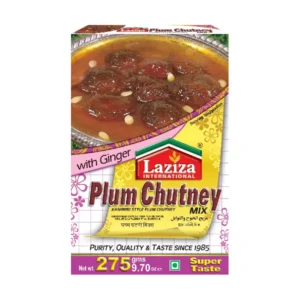 Laziza Plum Chutney Mix 275GM X72 PKTS