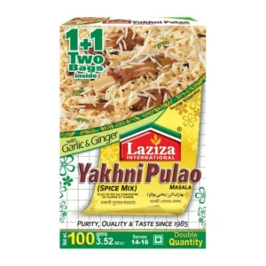 Laziza Yakhni Pulao Masala 100 GM X72 PKTS